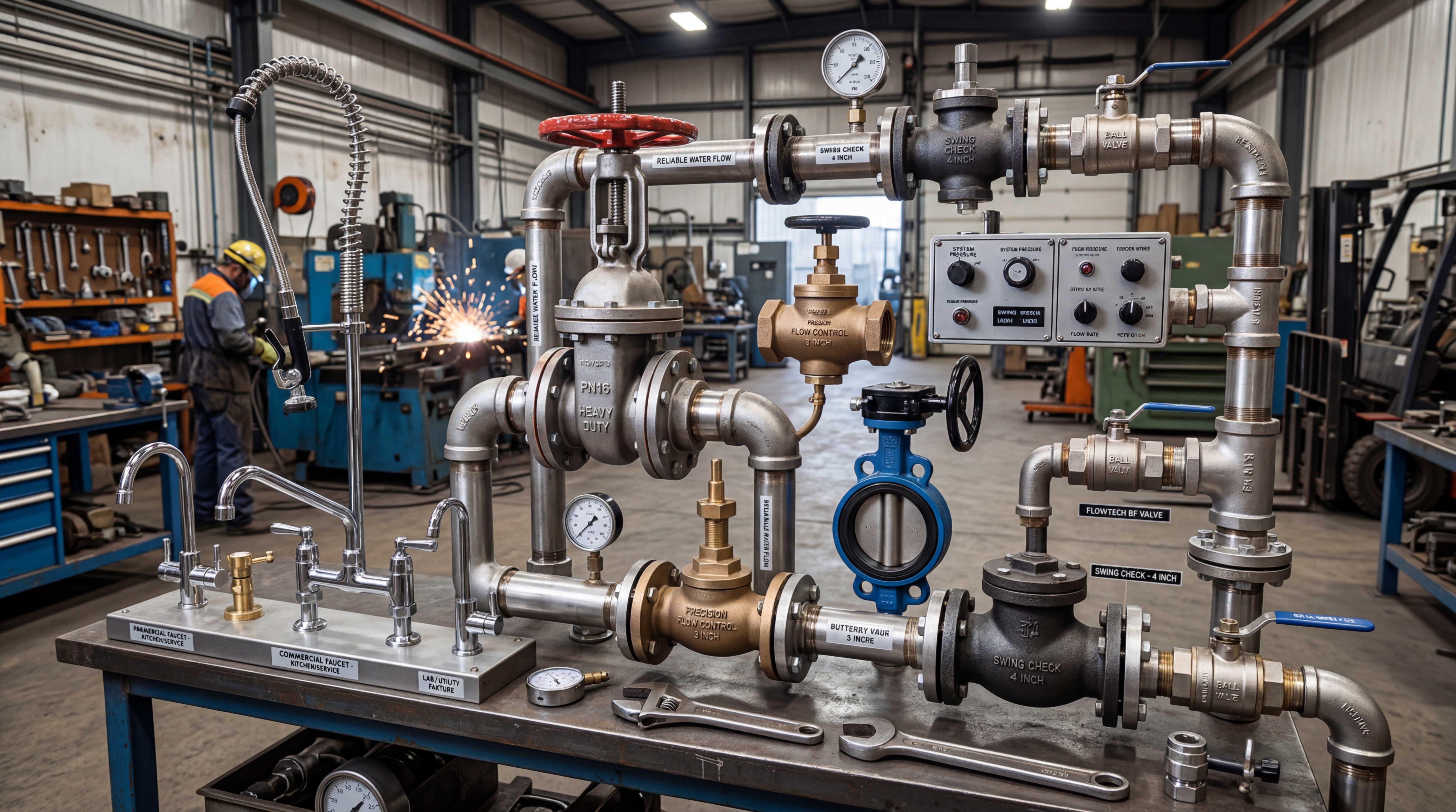 Plumbing Fixtures, Valves and Fittings