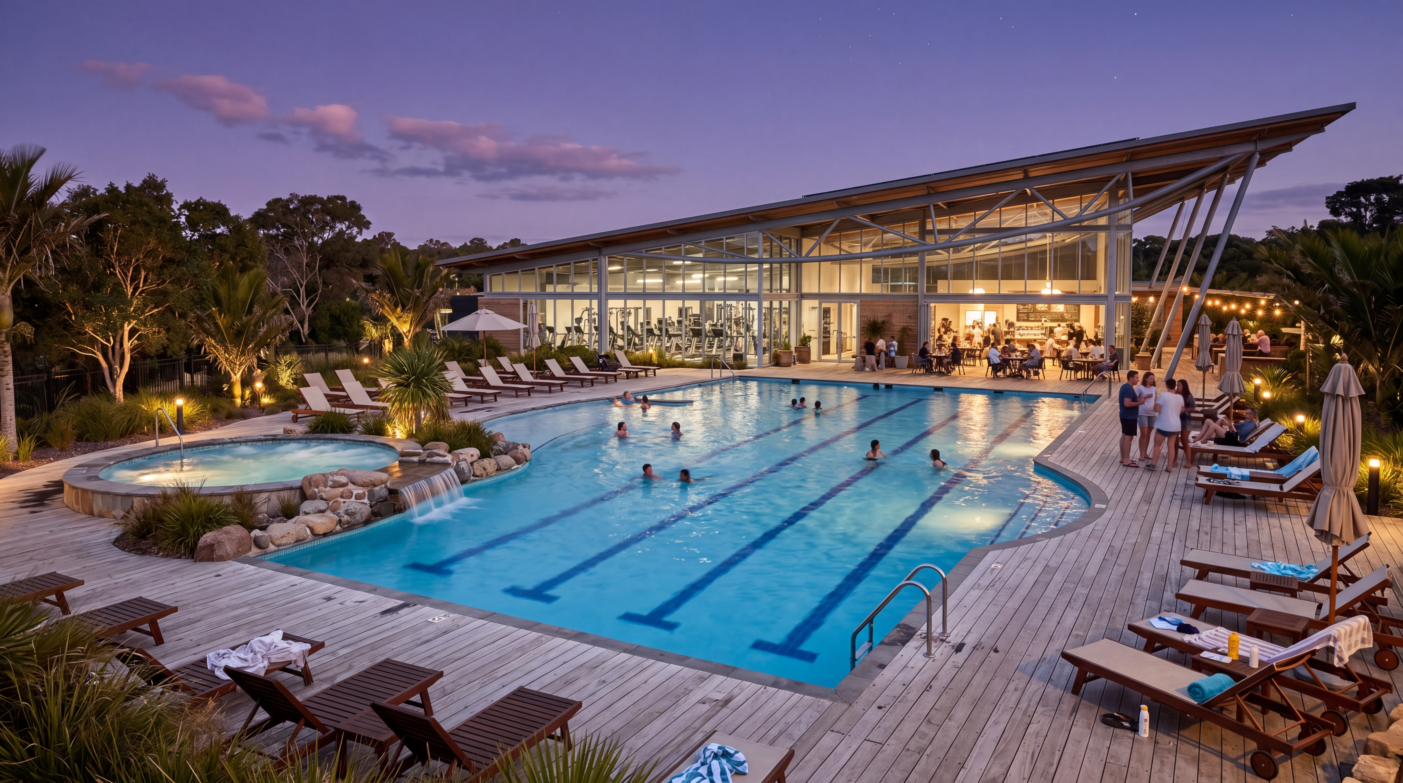 Commercial pool filtration system